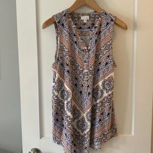 Sleeveless JJill knit tunic